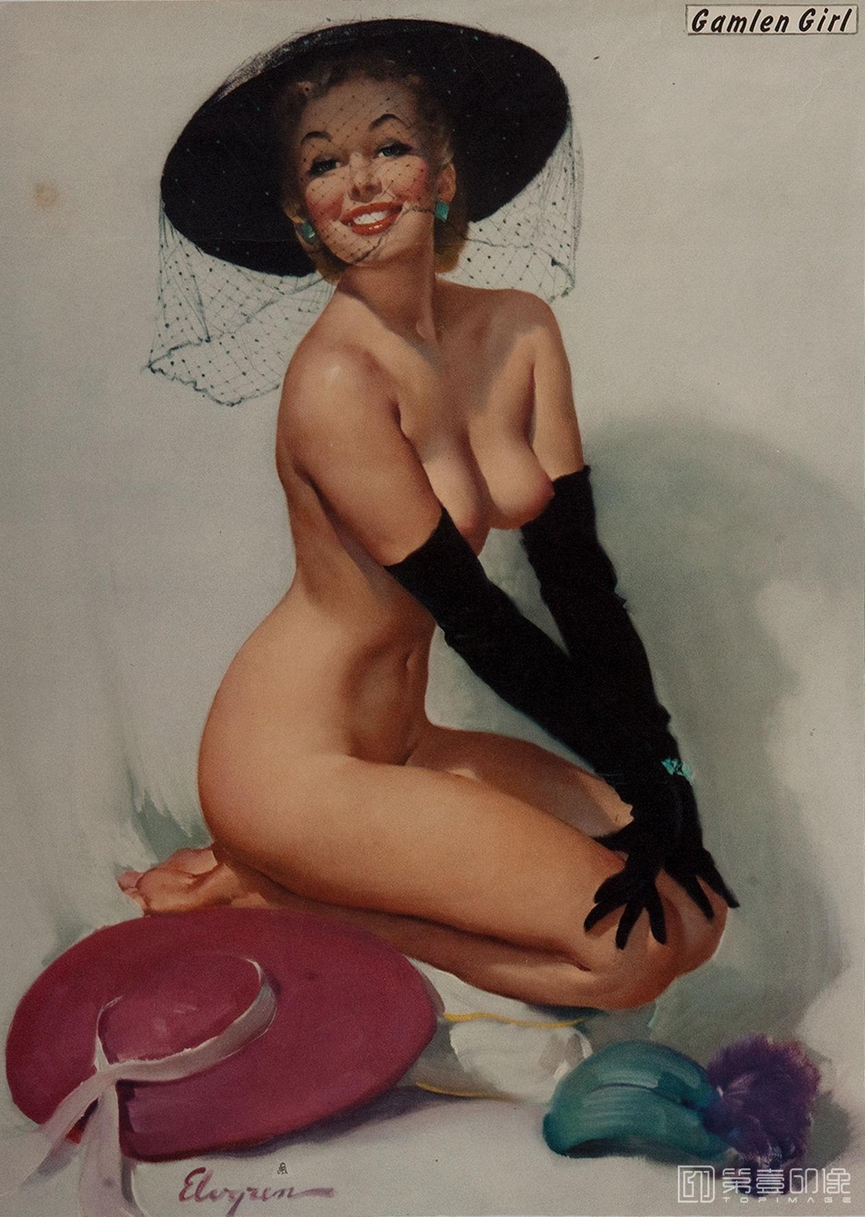 油画-吉尔·艾尔夫格雷恩 Gil Elvgren 作品集-149